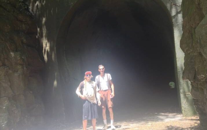 Tunnel Hill State Trail parking & trailhead - New Burnside, IL