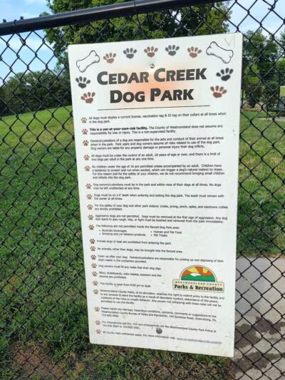 Cedar Creek Dog Park - North Belle Vernon, PA