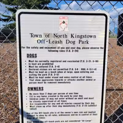 North Kingstown Dog Park - North Kingstown, RI