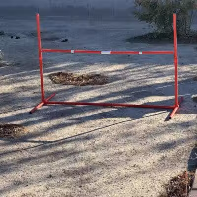 Kaurie’s fully fenced yard with agility trading course - North Las Vegas, NV