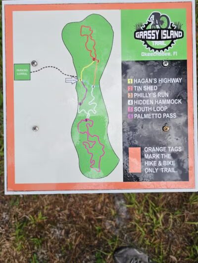 Grassy Island Equestrian and MTB Trail - Okeechobee, FL