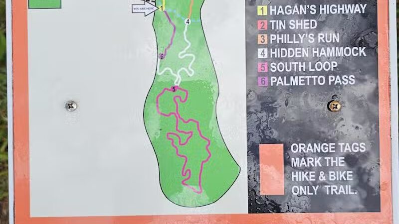 Grassy Island Equestrian and MTB Trail - Okeechobee, FL