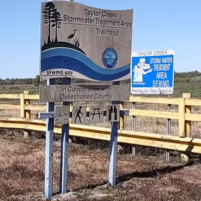 Taylor Creek Stormwater Treatment Area/Nature Trail/Wildlife Preservation Area - Okeechobee, FL
