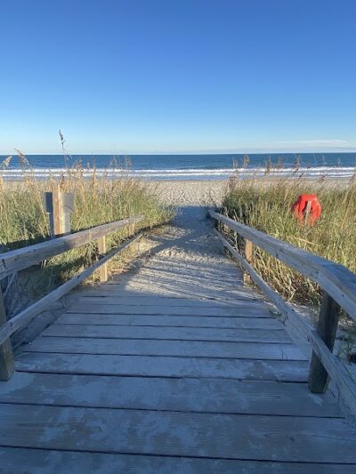 Pawley's Island parking lot South - Pawleys Island, SC