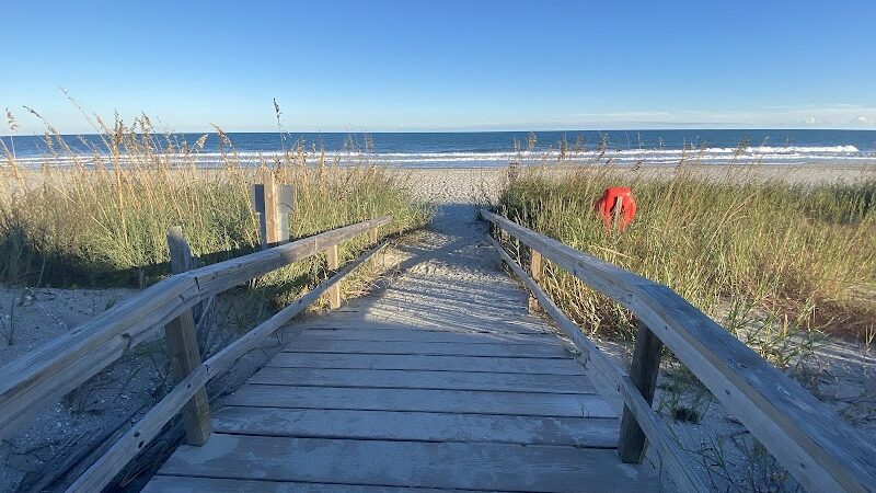 Pawley's Island parking lot South - Pawleys Island, SC
