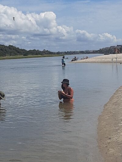 Pawley's Island parking lot South - Pawleys Island, SC