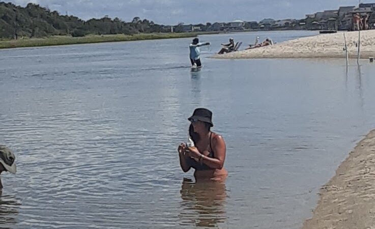 Pawley's Island parking lot South - Pawleys Island, SC