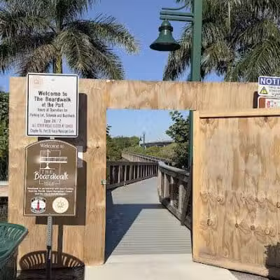 The boardwalk at the port - Port St. Lucie, FL