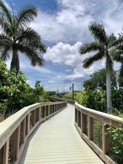The boardwalk at the port - Port St. Lucie, FL
