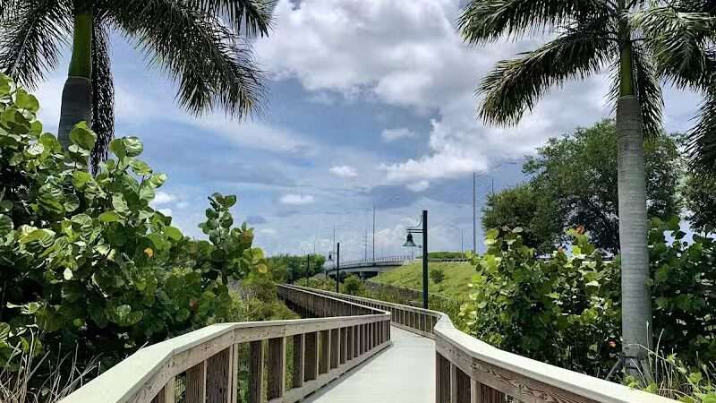 The boardwalk at the port - Port St. Lucie, FL
