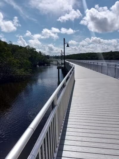 The boardwalk at the port - Port St. Lucie, FL