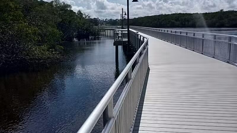 The boardwalk at the port - Port St. Lucie, FL