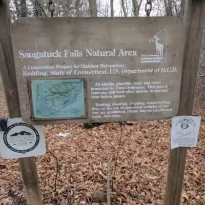 Saugatuck Falls Natural Area - Redding, CT