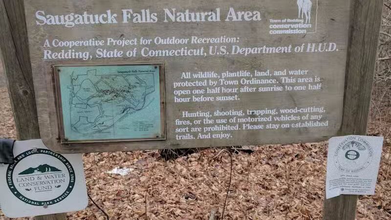 Saugatuck Falls Natural Area - Redding, CT