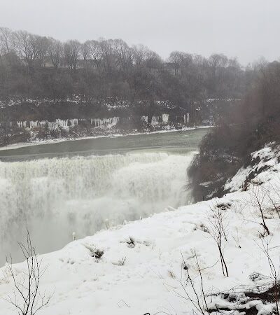 Genesee River Lower Falls at Maplewood Park - Rochester, NY