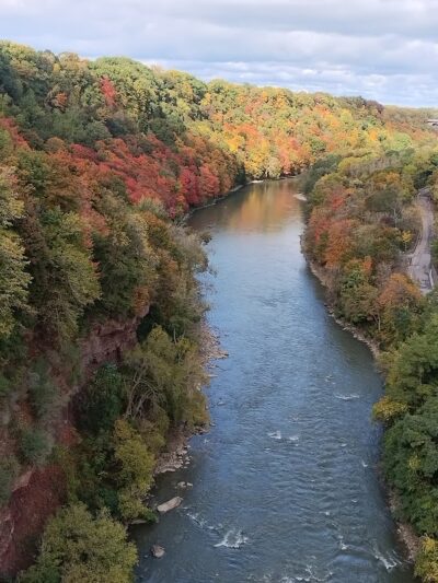 Genesee River Lower Falls at Maplewood Park - Rochester, NY