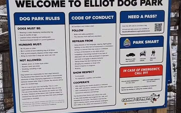 Canine Corners Dog Park - Elliot Park - Rockford, IL