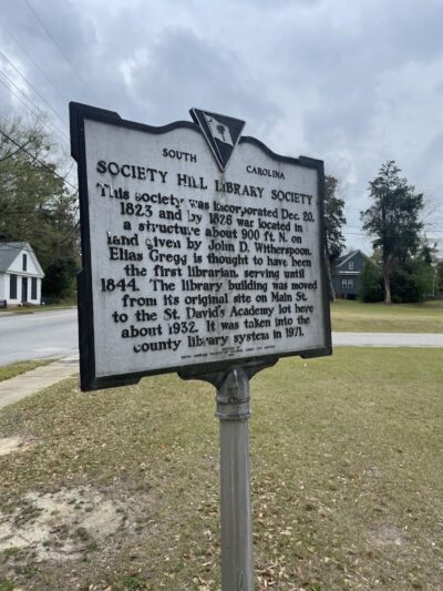 Memorial Park - Society Hill, SC