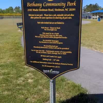 Bethany Community Park - Stedman, NC