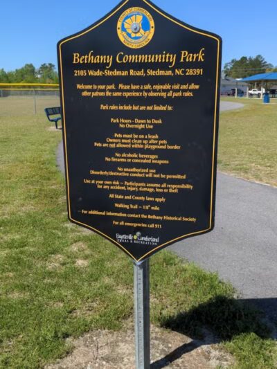 Bethany Community Park - Stedman, NC