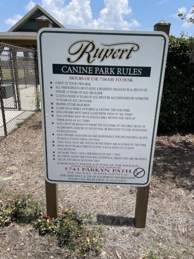 Rupert Canine Park - Sumterville, FL