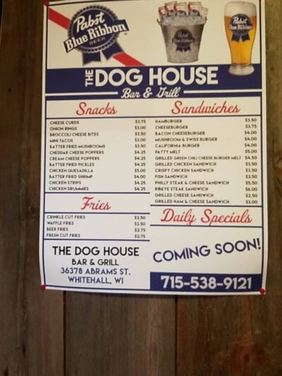 The Dog House Bar And Grill - Whitehall, WI