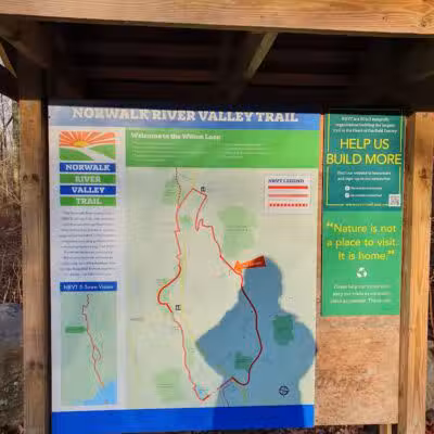 Norwalk River Valley Trail - North Parking - Wilton, CT