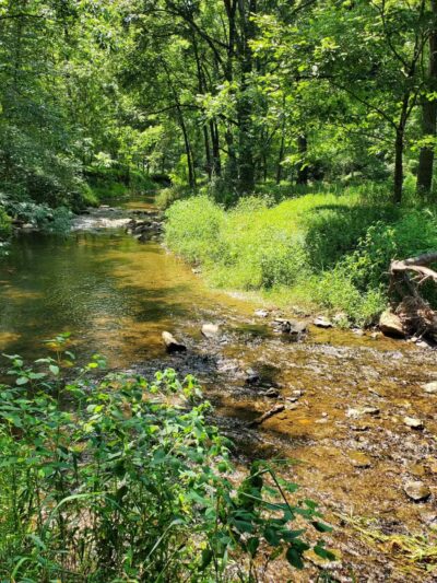 Bentley Rd Parking for NCR trail - Bentley Springs, MD