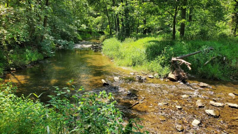 Bentley Rd Parking for NCR trail - Bentley Springs, MD