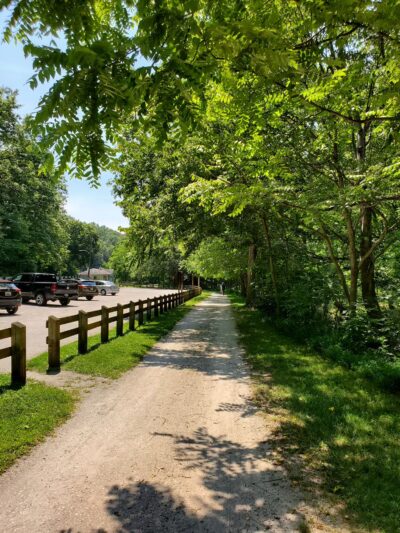 Bentley Rd Parking for NCR trail - Bentley Springs, MD