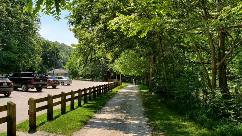 Bentley Rd Parking for NCR trail - Bentley Springs, MD