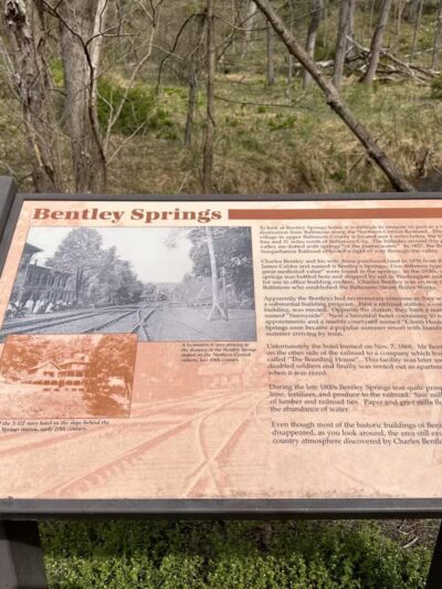 Bentley Rd Parking for NCR trail - Bentley Springs, MD