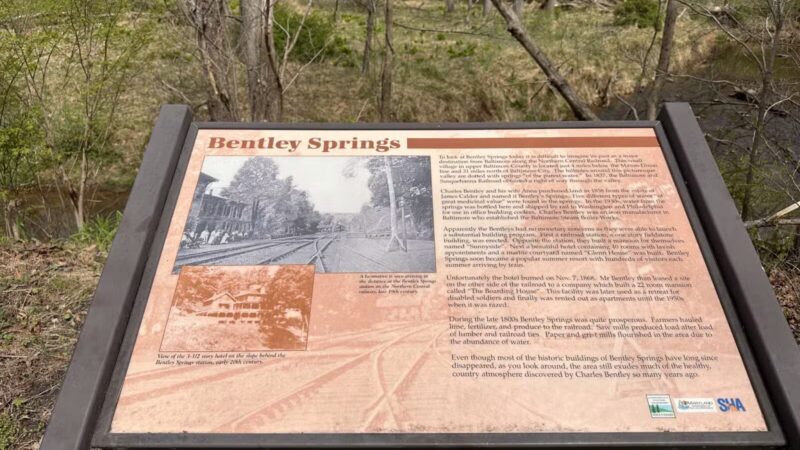 Bentley Rd Parking for NCR trail - Bentley Springs, MD