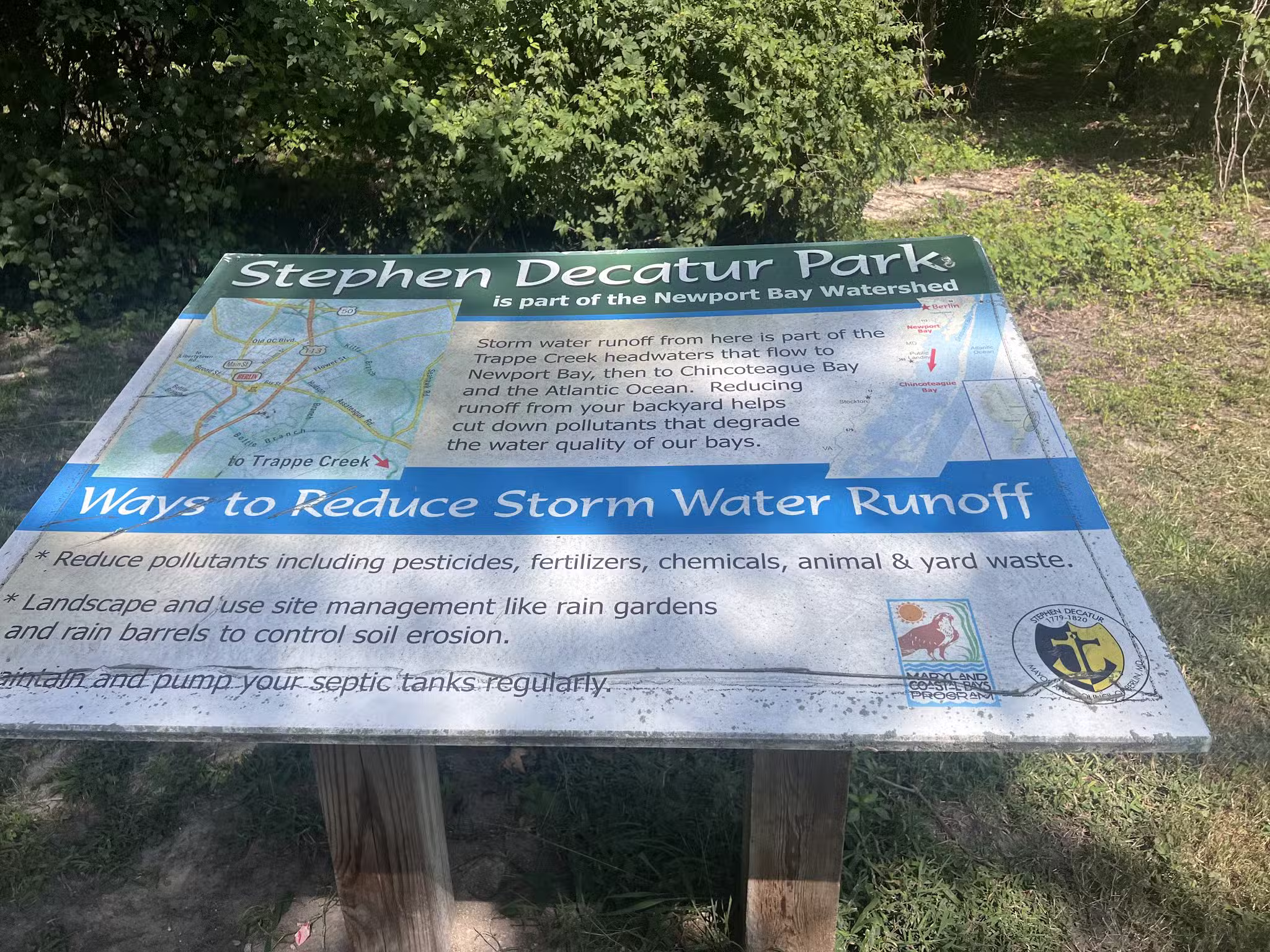 Stephen Decatur Nature Walk and Pond - Berlin, MD