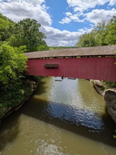 Rocky Hollow Falls Canyon Nature Preserve - Bloomingdale, IN