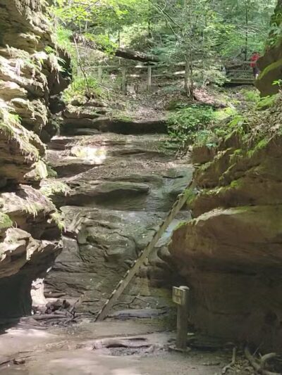 Rocky Hollow Falls Canyon Nature Preserve - Bloomingdale, IN