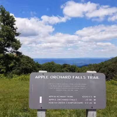 Apple Orchard Falls Trailhead - Buchanan, VA