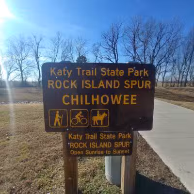 Rock Island Trail State Park - Chilhowee Trailhead - Chilhowee, MO