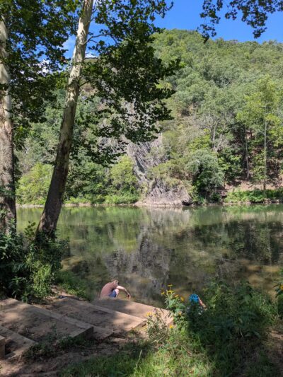 Everett trailhead Huntingdon and Broad Top Rail - Everett, PA
