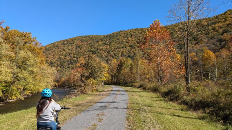 Everett trailhead Huntingdon and Broad Top Rail - Everett, PA