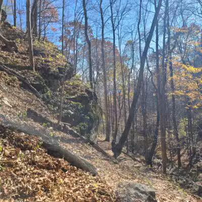 Trailhead to Skylight Cave - Ewing, VA