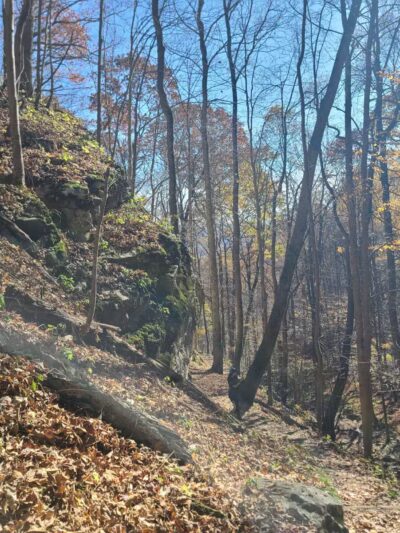 Trailhead to Skylight Cave - Ewing, VA