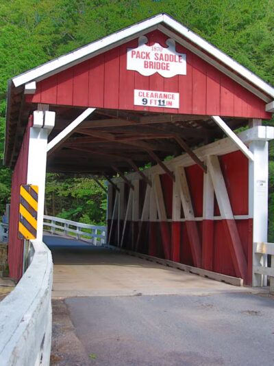 Historic Packsaddle Covered Bridge - Fairhope, PA