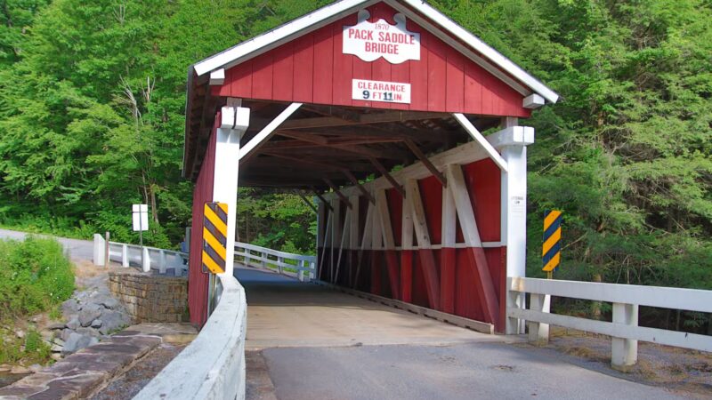 Historic Packsaddle Covered Bridge - Fairhope, PA