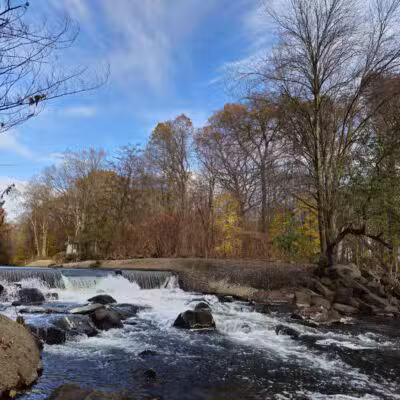 Saddle River Park Waterfall - Glen Rock, NJ
