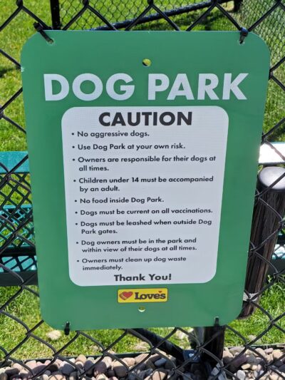 Dog Park at Love’s Travel Stops - Great Falls, MT