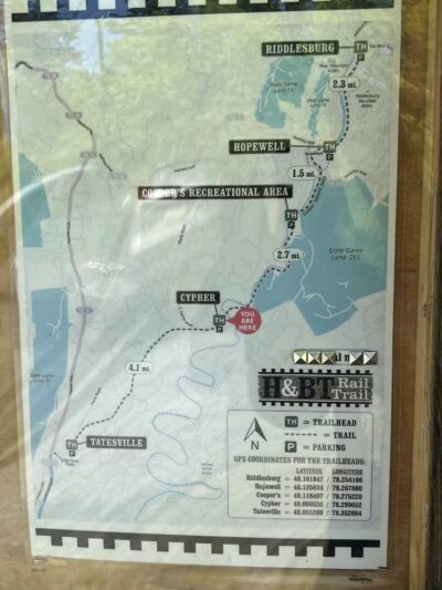 Cypher Trailhead Huntingdon and Broad Top Rail - Hopewell, PA