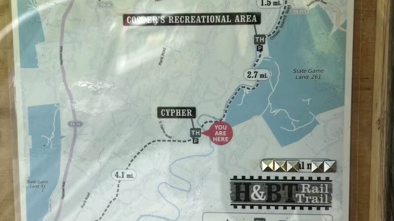 Cypher Trailhead Huntingdon and Broad Top Rail - Hopewell, PA