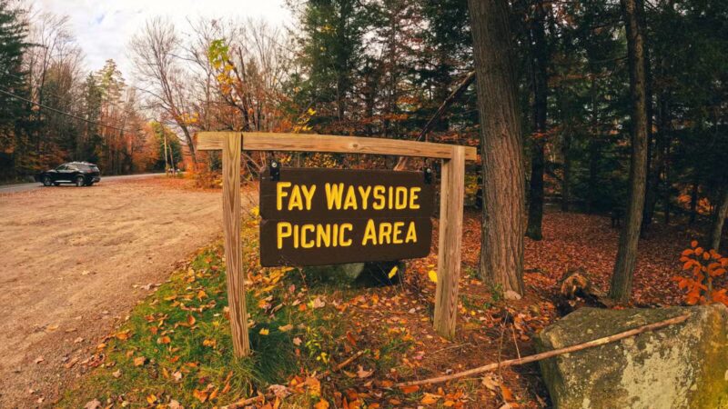 Fay Wayside Picnic Area - Lincoln, NH