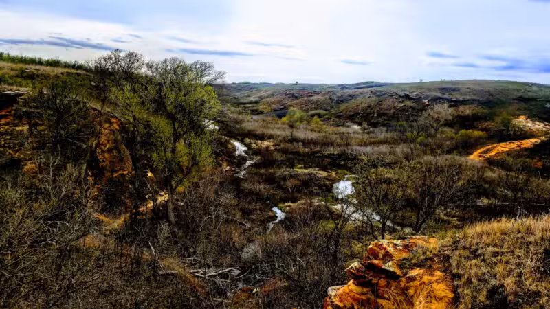 Buffalo Track Canyon Nature Trail Head - Marquette, KS